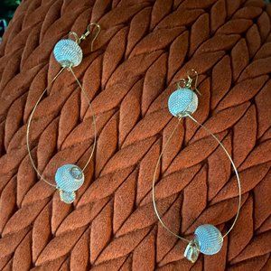 dangle disco earrings